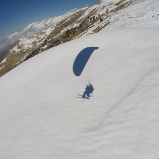 Baptême en Parapente Hiver avec Promenade (Orcières-Merlette, Hautes-Alpes - 05)