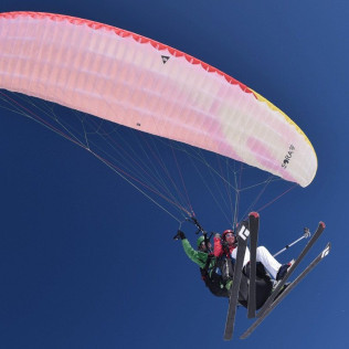 Vol d'Hiver en Parapente (La Plagne, Savoie - 73)