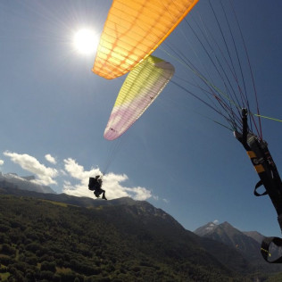 Baptême en Parapente Hiver avec Promenade (Orcières-Merlette, Hautes-Alpes - 05)