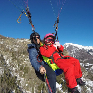 Baptême de l'Air en Parapente Vol Découverte Hiver (Orcières-Merlette, Hautes-Alpes - 05)