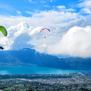 Baptême de l’Air “Sensation” en Parapente autour d’Aix-les-Bains (Savoie- 73)