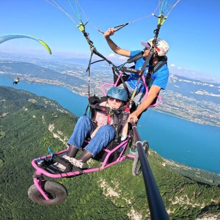 Baptême de l’Air “Sensation” en Parapente autour d’Aix-les-Bains (Savoie- 73)