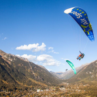 Baptême de l’Air en Parapente au dessus du Plan de l’Aiguille et Planpraz (Chamonix-Mont-Blanc, Haute-Savoie - 74)
