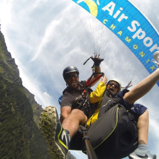 Baptême de l’Air en Parapente au dessus du Plan de l’Aiguille et Planpraz (Chamonix-Mont-Blanc, Haute-Savoie - 74)