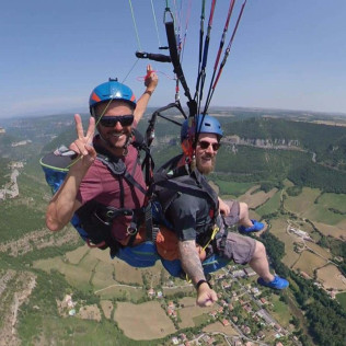 Baptême de Parapente en Biplace : Vol Long Courrier (Millau, Occitanie - 12)