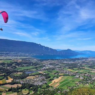 Baptême de l’Air “Ascendance” en Parapente autour d’Aix-les-Bains (Savoie- 73)