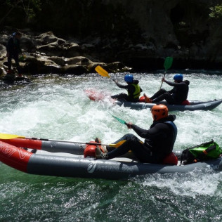 Canoë-Raft dans le Massif de Saint-Guilhem-le-Désert (Aniane, Hérault - 34)