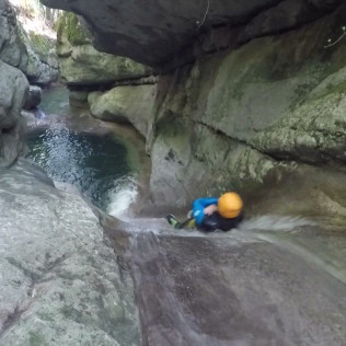 Canyoning avec Photos dans le Canyon de Ternèze Curienne (Lescheraines, Savoie - 73)