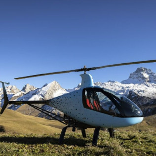 Baptême de l'Air en Hélicoptère ULM dans les Alpes (Tournon, Haute-Savoie - 74)