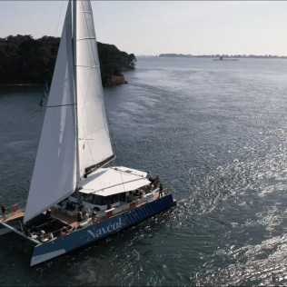 Croisière en Catamaran dans le Golfe du Morbihan au départ de Quiberon (Morbihan - 56)