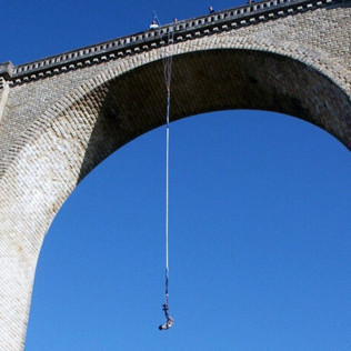 Saut à l'Élastique au Viaduc de l'Auzon ou Viaduc du Blanc (Indre - 36)
