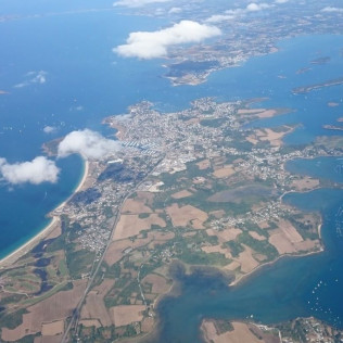 Baptême de l'air en ULM dans le Golfe du Morbihan, à l'Île de Houat, à Carnac ou à Quiberon (Monterblanc, Morbihan - 56)