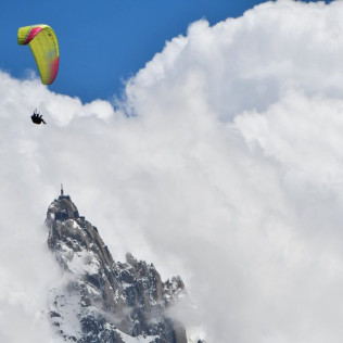 Vol en Parapente Hiver (Chamonix-Mont-Blanc, Haute-Savoie - 74)