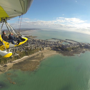 Baptême de l'Air en ULM (Bréville-sur-Mer, Manche - 50)