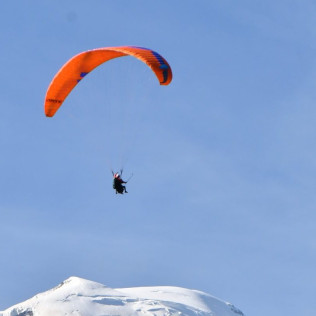 Vol en Parapente Hiver (Chamonix-Mont-Blanc, Haute-Savoie - 74)