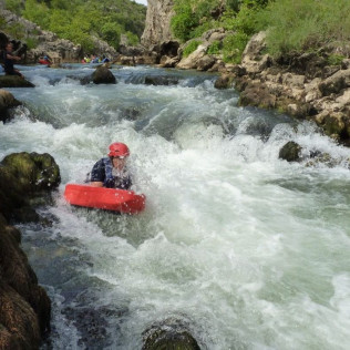 Hydrospeed dans le Massif de Saint-Guilhem-le-Désert (Aniane, Hérault - 34)