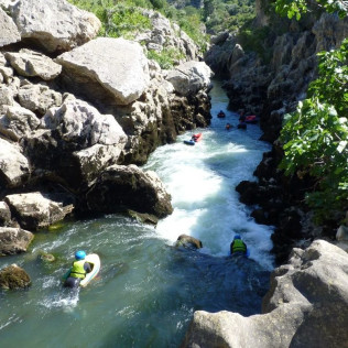 Hydrospeed dans le Massif de Saint-Guilhem-le-Désert (Aniane, Hérault - 34)