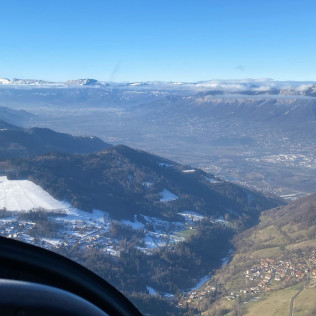 Baptême de l'air en ULM dans les Alpes (Le Versoud, Isère - 38)