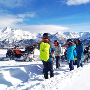 Motoneige pour deux (Huesca, Espagne) 