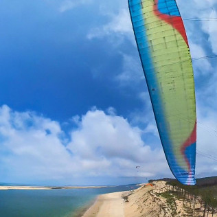 Vol en Parapente de 20min avec Vidéo 360° sur la Dune du Pilat (La-Teste-de-Buch, Gironde - 33)
