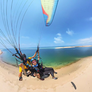 Vol en Parapente de 30min avec Vidéo 360° sur la Dune du Pilat (La-Teste-de-Buch, Gironde - 33)