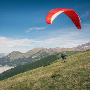 Vol en Parapente : Tour de Vallée (Orcières, Hautes-Alpes - 05)