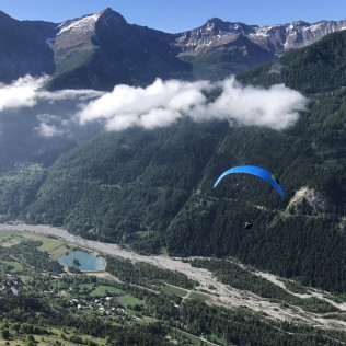 Vol en Parapente : Tour de Vallée (Orcières, Hautes-Alpes - 05)
