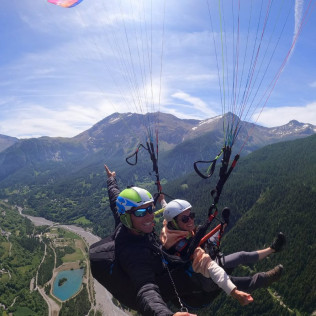 Vol en Parapente : Tour de Vallée (Orcières, Hautes-Alpes - 05)