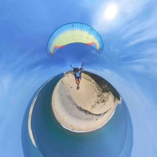 Vol en Parapente de 10min avec Vidéo 360° sur la Dune du Pyla (La-Teste-de-Buch, Gironde - 33)
