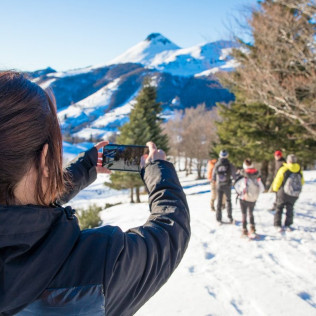 Sortie Spéciale Famille en Raquettes à Neige (Laveissière, Cantal - 15)