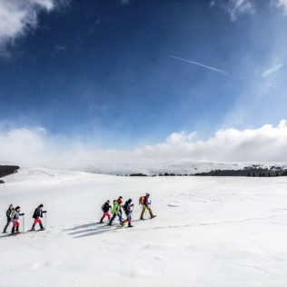 Balade Panoramique en Raquettes à Neige (Laveissière, Cantal - 15)