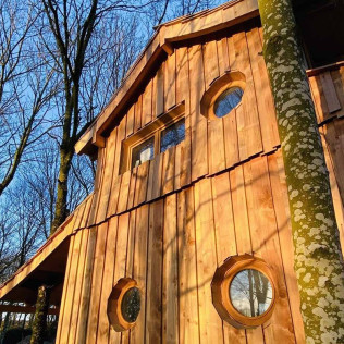 Séjour de 2 nuits en Lodge Merlin avec Bain Nordique Privatif au Jardin Zen du Quistillic (Guerlédan, Côtes-d'Armor - 22)