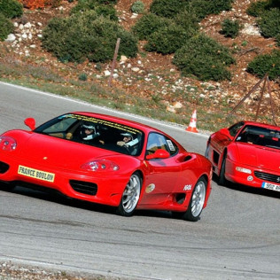 Pilotage de Ferrari 458 sur Route avec JB Emeric (Aubagne, Bouches-du-Rhône - 13)