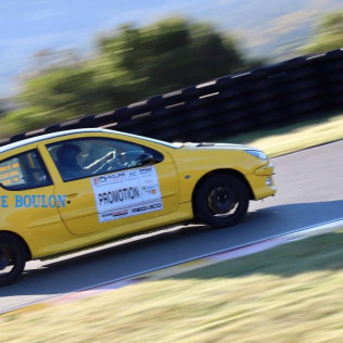 Pilotage de la Peugeot 206 S 16 sur Circuit avec JB Emeric (Alès, Gard - 30)