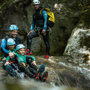 Randonnée Aquatique avec Photos dans Le Nant de Glapigny (Lescheraines, Savoie - 73)