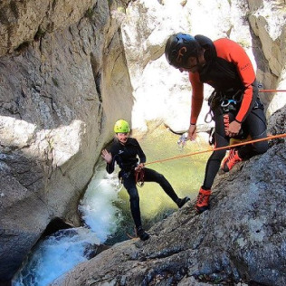 Canyon en Eau Chaude du Thuès (Clara, Pyrénées-Orientales - 66)