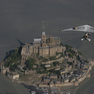 Tour du Mont Saint-Michel en ULM Pendulaire (Le Val-Saint-Père, Manche - 50)