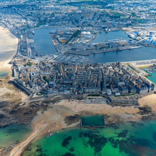 Vol en Biplan Stampe (Saint-Malo/Dinard, Côte d'Emeraude et Baie du Mont Saint Michel, Ille-et-Vilaine - 35)