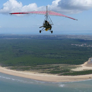Vol “Grand Tour de La Seudre” en ULM (Saint-Sulpice-de-Royan, Charente-Maritime- 17)