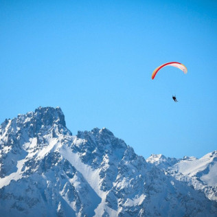 Vol d'Hiver en Parapente (La Plagne, Savoie - 73)