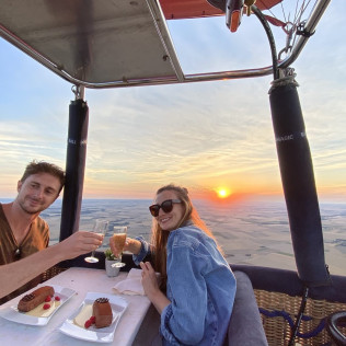 Vol en Montgolfière et Dîner à bord pour deux (Eure-et-Loir - 28)