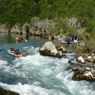 Canoë-Raft dans le Massif de Saint-Guilhem-le-Désert (Aniane, Hérault - 34)