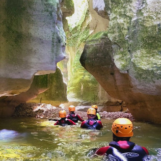 Excursion Canyoning dans le Canyon du Groin (Artemare, Ain - 01)