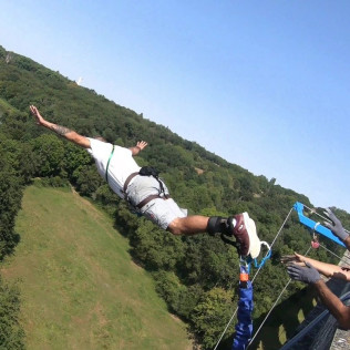 Saut à l'Élastique au Viaduc de l'Auzon ou Viaduc du Blanc (Indre - 36)