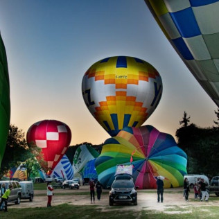 Vol en Montgolfière depuis le Château de Lunéville (Dombasle-sur-Meurthe, Meurthe-et-Moselle - 54)
